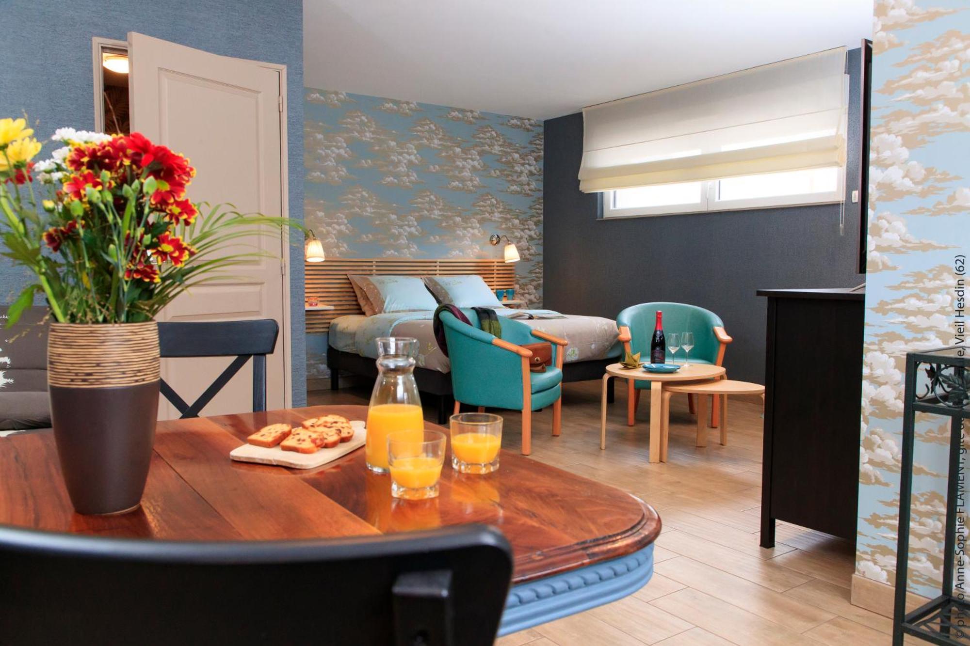 Gite Du Vieux Saule 1 Gite Avec Spa Privatif Pour 2 Personnes 1 Suite Familiale Sans Spa Vieil-Hesdin 외부 사진