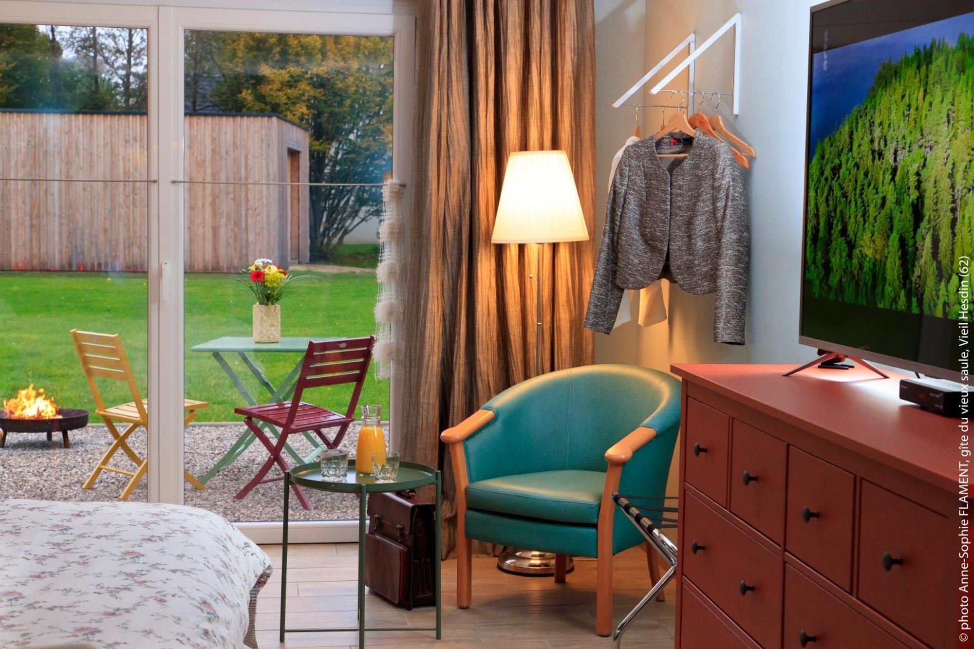 Gite Du Vieux Saule 1 Gite Avec Spa Privatif Pour 2 Personnes 1 Suite Familiale Sans Spa Vieil-Hesdin 외부 사진